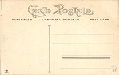 VINTAGE POSTCARD Fantasy Illustrator Woman Hairstyle Fuss 1908 1909 Hairdresser