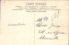 CPA Militaria Chasseurs a pied