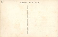 VINTAGE POSTCARD Militaria army maneuvers Column of infantry moving