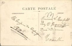 VINTAGE POSTCARD Militaria Camp of Carpiagne Distribution of vivres