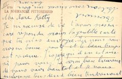 Folklore interior normando de la POSTAL de la VENDIMIA