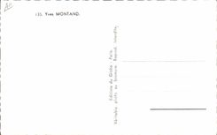 MODERN CARD Cinema Yves Montand