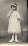 VINTAGE POSTCARD small Laure Young 7 year old wonder