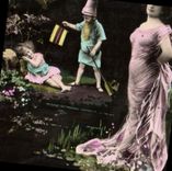 CPA Fantaisie Lutin Femme