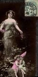 CPA Fantaisie Lutin Femme
