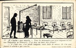 CPA Fantaisie A boche 