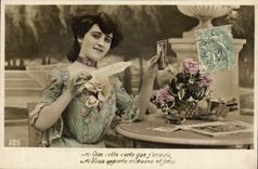 CPA Cartes Postales Femme