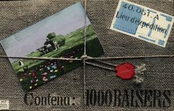 VINTAGE POSTCARD Postcards 1000 kisses