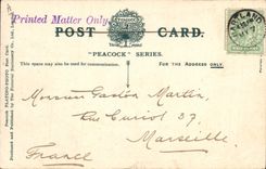 VINTAGE POSTCARD Postcards Hartland The abbey