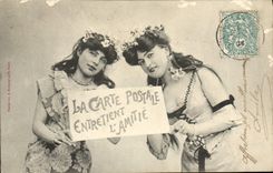 CPA Cartes Postales La carte postale entretient l'amitie