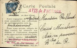 VINTAGE POSTCARD Postcards Paris Wood of Vincennes the Greek temple Publicity General Counter Street Holy Martin Paris