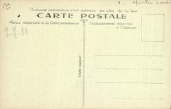 VINTAGE POSTCARD Windmill the point of the Strong current the mill of Lescoff Folklore