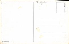 VINTAGE POSTCARD Windmill Overzetveer Volendam Folklore