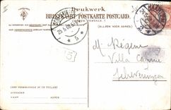 VINTAGE POSTCARD Windmill Kleverlaan Haarlem in Omstreken