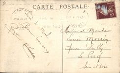 VINTAGE POSTCARD Mill Edges of Loiret Holy Mill Sontan