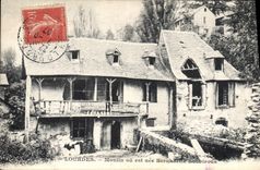 VINTAGE POSTCARD Mill Heavy Mill or is Bernadette Soubirous