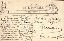 VINTAGE POSTCARD Boat of sin On the open sea