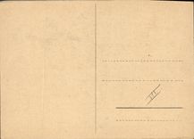 VINTAGE POSTCARD Fantaisie Illustrator Attention Close the oeilAnge