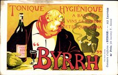 VINTAGE POSTCARD Tonic Fantasy Illustrator Hygienic Byrrh
