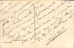 VINTAGE POSTCARD Fantasy Illustrator Christmas Woman