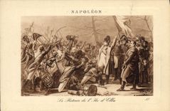 CPA Napoleon 1er Le retour de l'Ile d'Elbe 