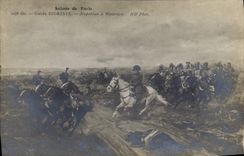 De la VENDIMIA de la POSTAL 1ras Guido Sigriste Waterloo salas de estar de Napoleon de París