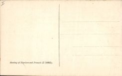 CPA Napoleon 1er Baron Gros Entrevue de Napoleon et de Francois II apres Austerlitz 