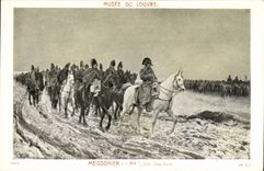 Museo de Napoleon de la POSTAL de la VENDIMIA 1r de la lumbrera Meissonnier 1814