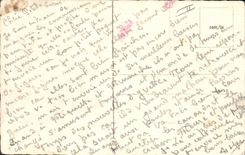 Niños de Faizant del ilustrador de la fantasía de la POSTAL de la VENDIMIA