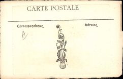 Gendarme de la flora de Ricardo del ilustrador de la fantasía de la POSTAL de la VENDIMIA