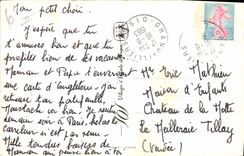 Perro del barco de los niños del ilustrador de la fantasía de la POSTAL de la VENDIMIA