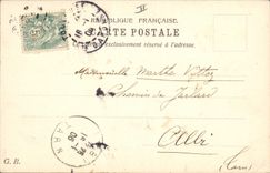 Flores de las mujeres del ilustrador de la fantasía de la POSTAL de la VENDIMIA