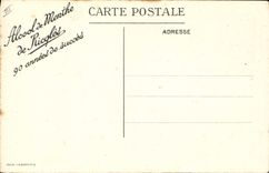 Ilustrador de la fantasía de la POSTAL de la VENDIMIA el teatro de la ópera Edmundo Audran la mascota