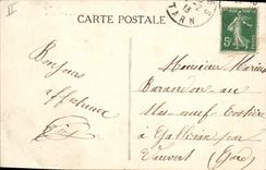 VINTAGE POSTCARD Militaria Operations of artillery