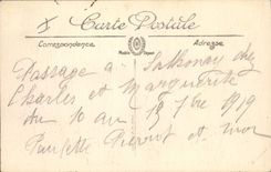 VINTAGE POSTCARD Militaria Camp of Sathonay Infantry individual Exercises