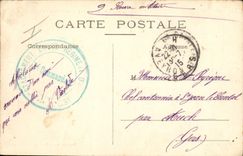 CPA Militaria Camp du Larzac Artilleurs au campement