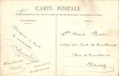 VINTAGE POSTCARD Militaria the artillery with the camp of Mailly criticism after the shooting