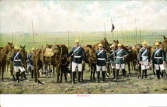 CPA Militaria Kurassiere