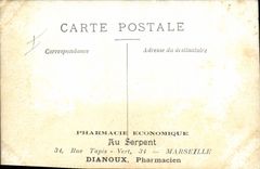 VINTAGE POSTCARD Militaria Dragons Camp of fodder