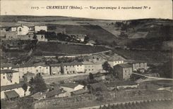 VINTAGE POSTCARD Postcards S Farges Rue Victor Hugo Lyon Chamelet Panoramic View has connection