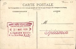 La opinión panorámica de Victor Hugo Lyon Chamelet de la ruda de las postales S Farges de la POSTAL de la VENDIMIA tiene conexión