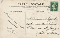 VINTAGE POSTCARD Postcards Woman Sower Line 10c