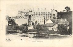 VINTAGE POSTCARD Postcards Photographs Modern National Boulevard Castle of Lapalisse Vichy