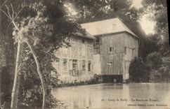 VINTAGE POSTCARD Water mill Camp of Mailly the mill of Trouan