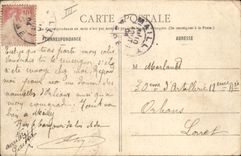 VINTAGE POSTCARD Water mill Camp of Mailly the mill of Trouan