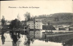 VINTAGE POSTCARD Water mill Périgueux the mill of Cachepur