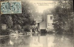 VINTAGE POSTCARD Water mill Environs of the camp of Trawl-nets the mill of Livry