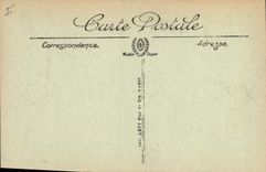 VINTAGE POSTCARD Water mill Avallon the Cadoux mill