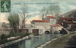 VINTAGE POSTCARD Water mill Cahors the Cabessut suburb and the mill of Coty