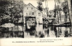 VINTAGE POSTCARD Water mill Noisiel the mill of Dover